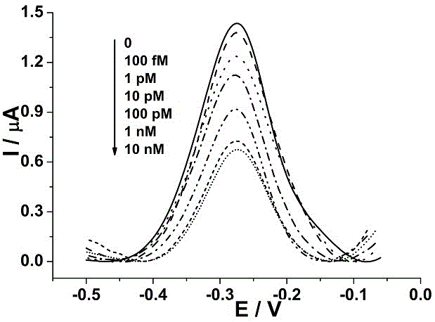 Bioelectrochemical sensor for detecting thrombin and its preparation method and application