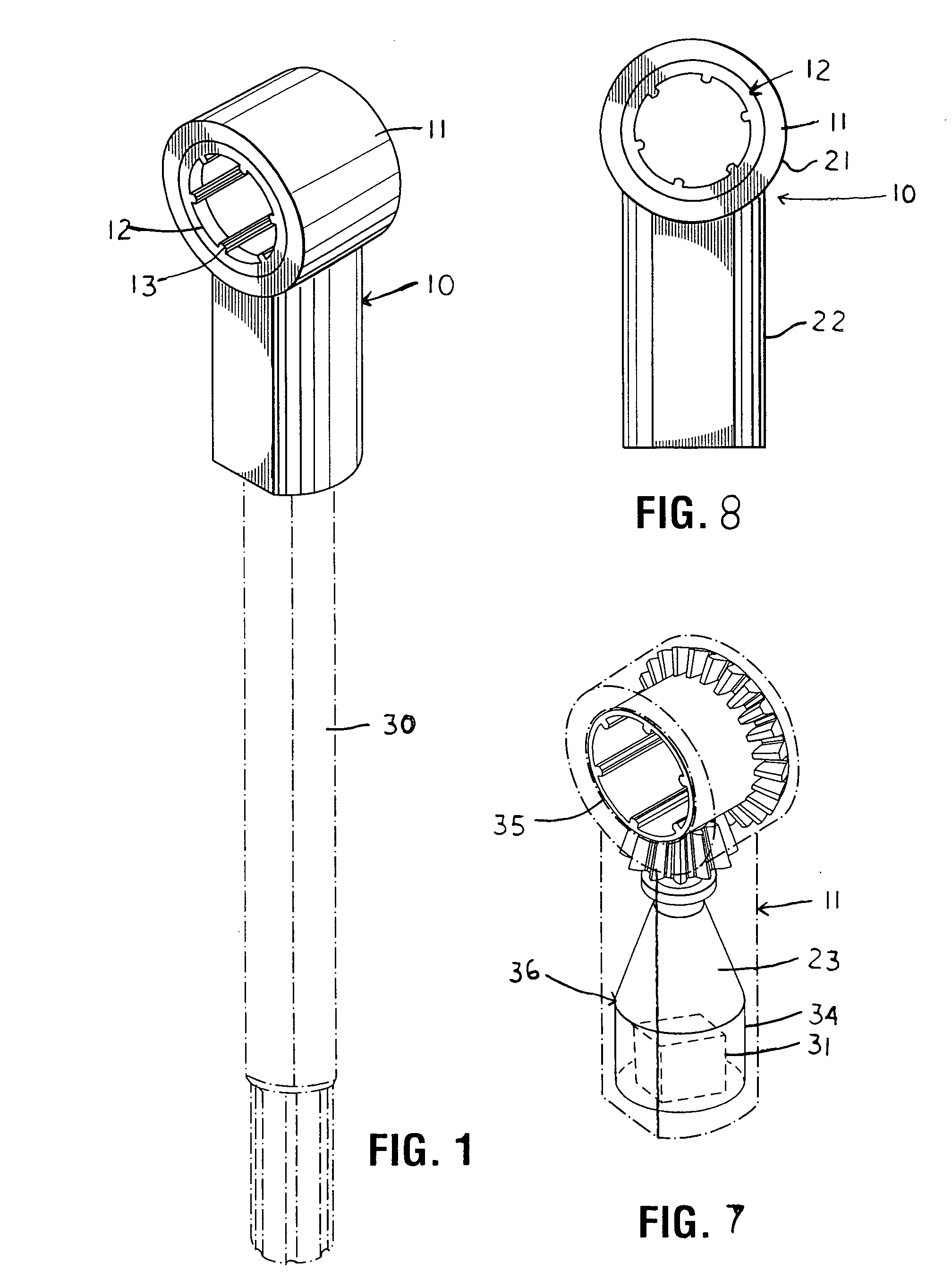 Gear head socket tool