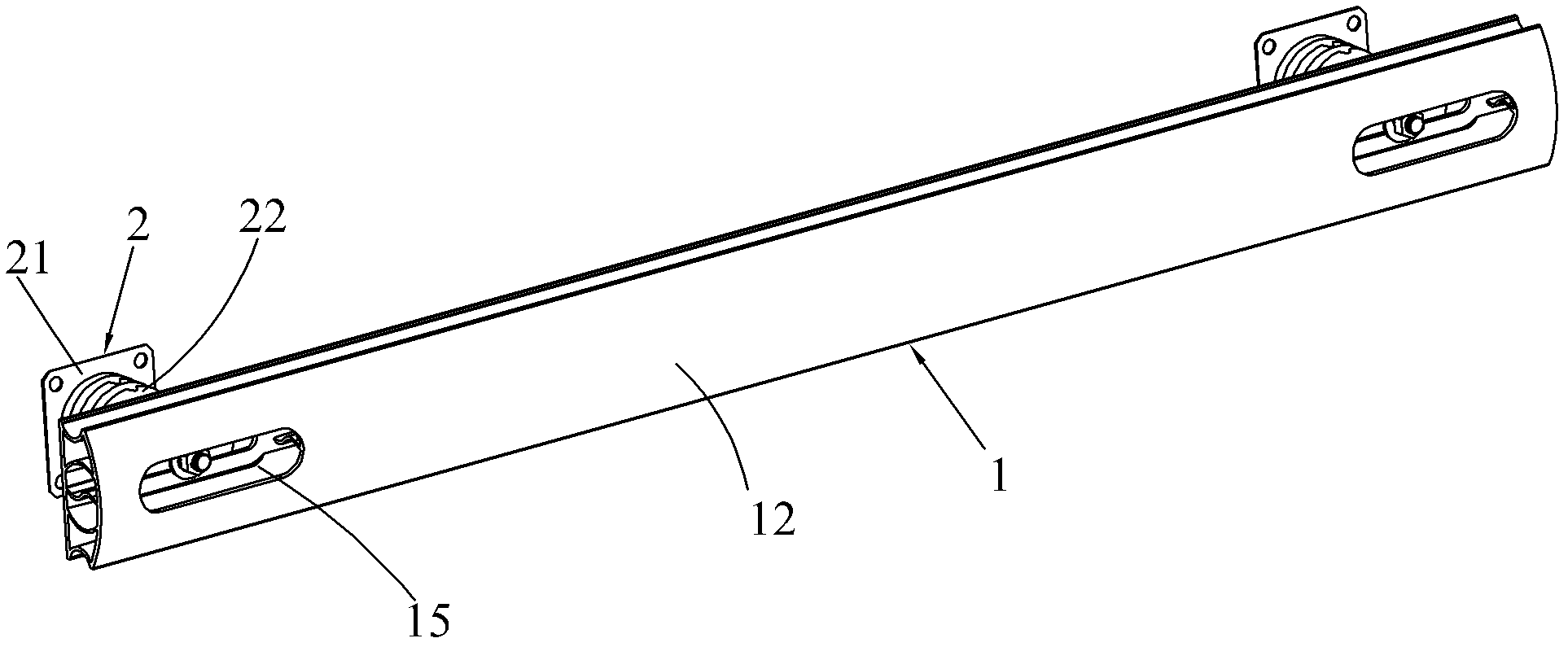 Collision energy absorbing and bending resisting device