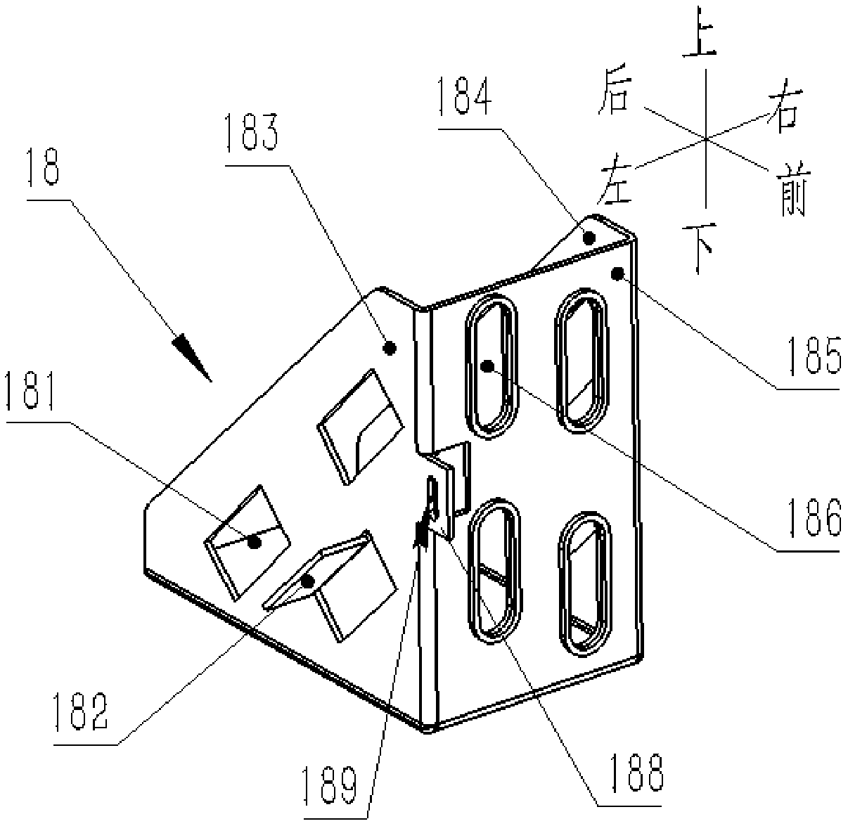 Outdoor unit installing structure, outdoor unit and air conditioner