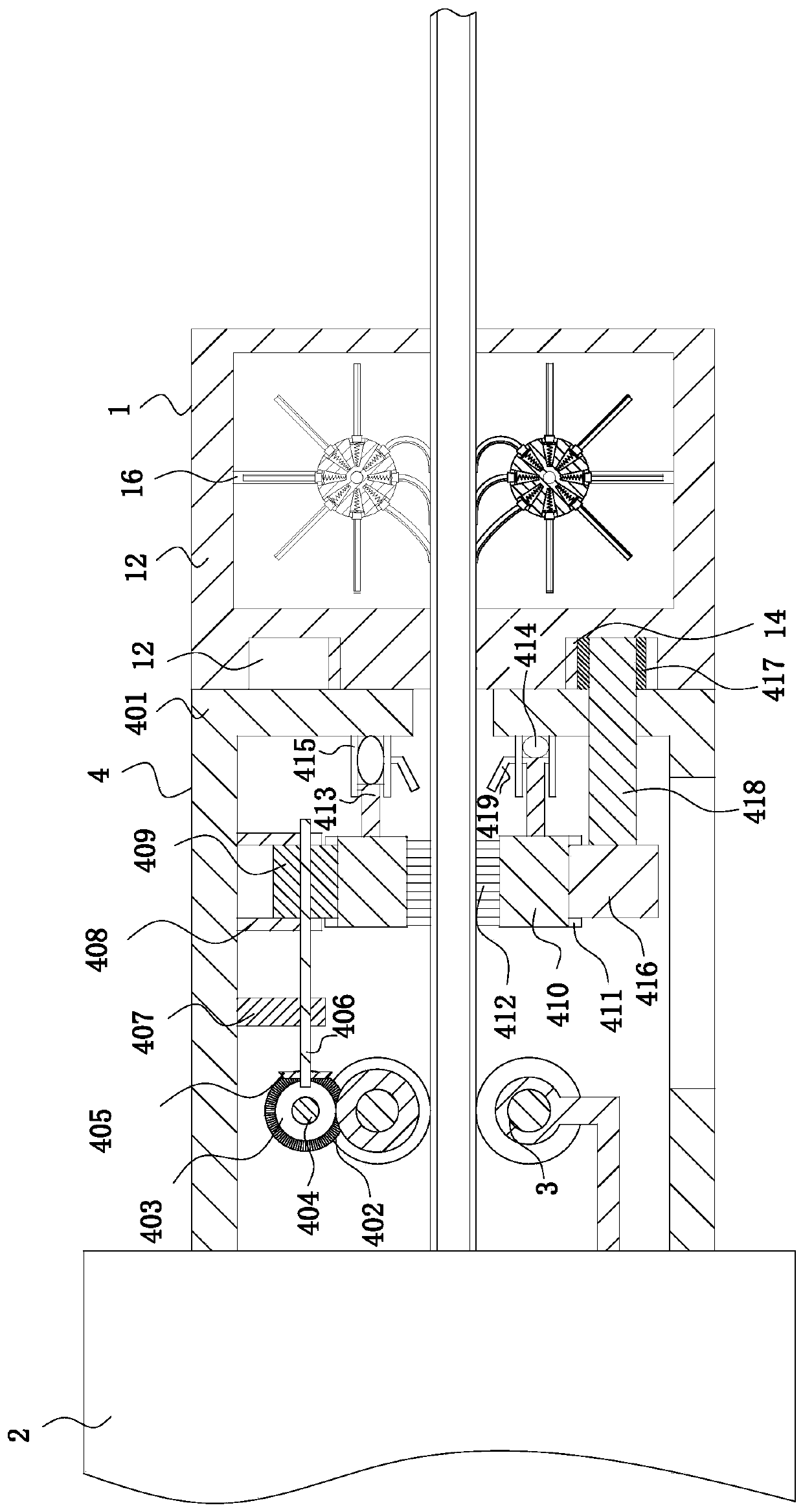 Reinforcing steel bar forming conveyor