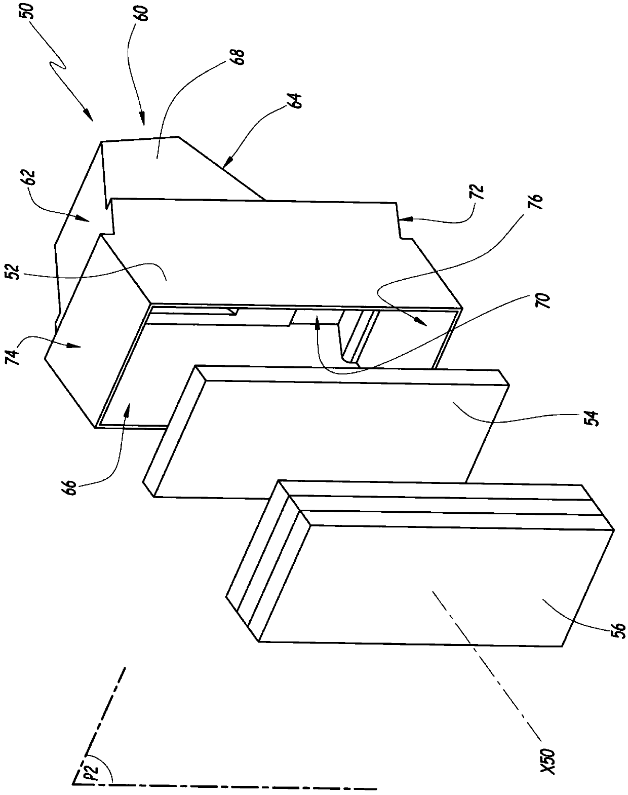 Extinguishing gas filtering device and electric current switchgear comprising such a filtering device