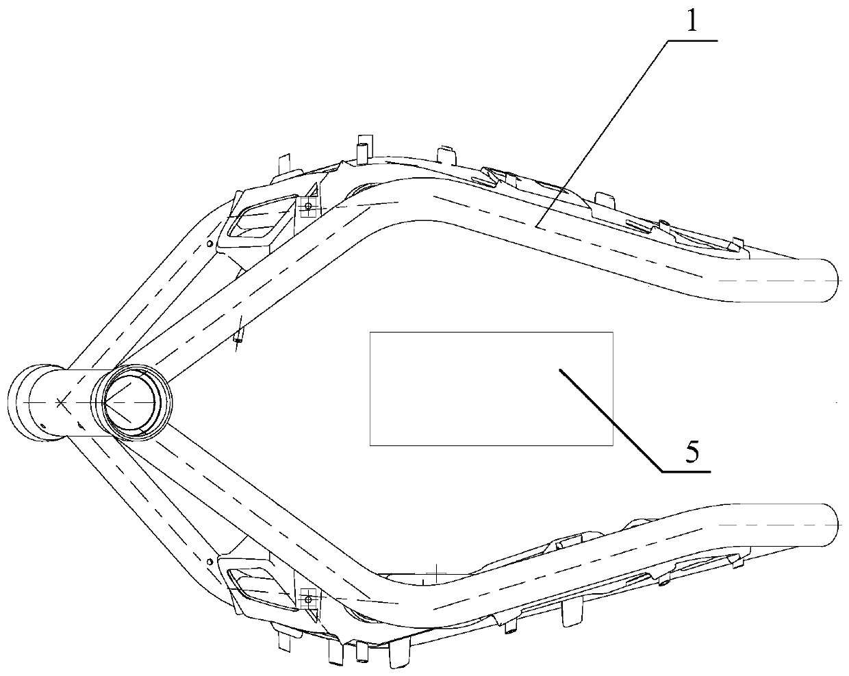 Motorcycle and frame thereof