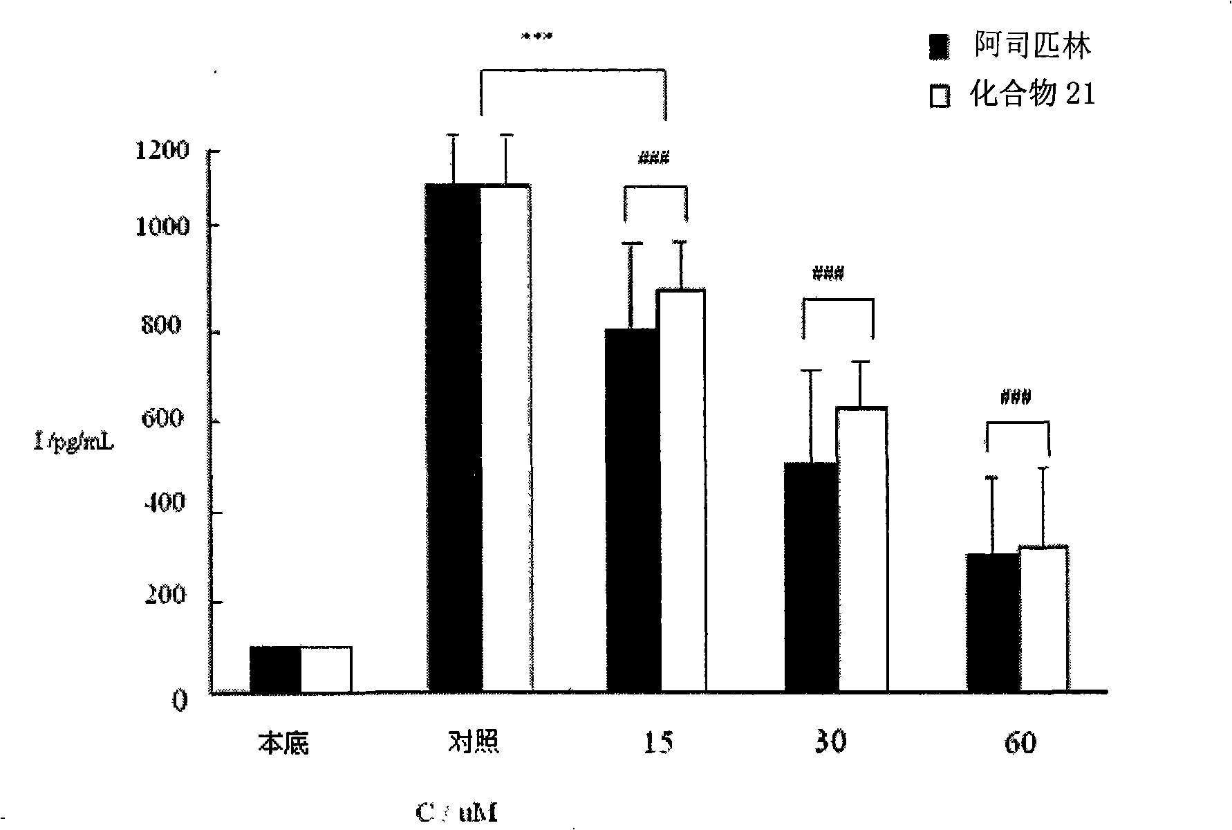 New depside compounds, preparation method thereof and use