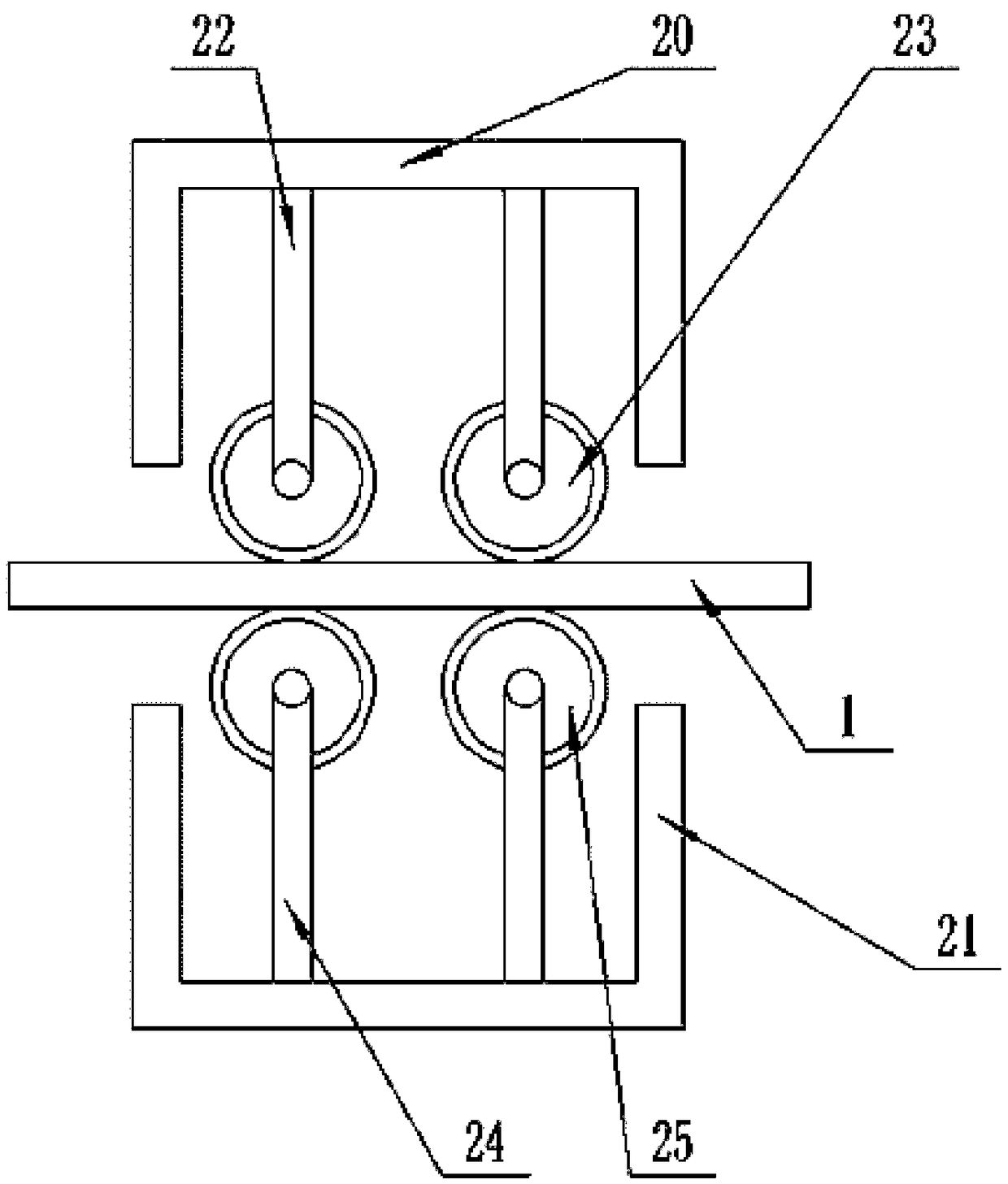 Steel wire rust removal device applied to machining