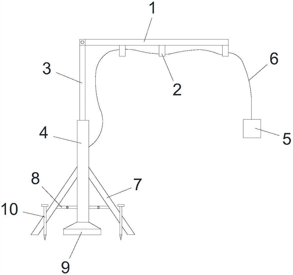 High-stability VR device suspension frame