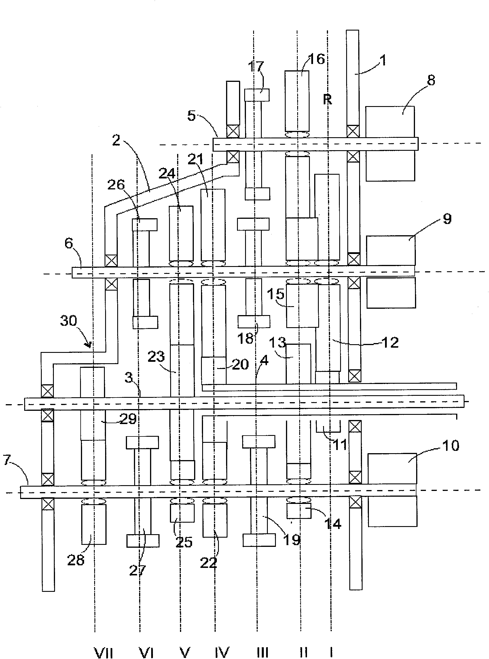 Gearbox for a motor vehicle