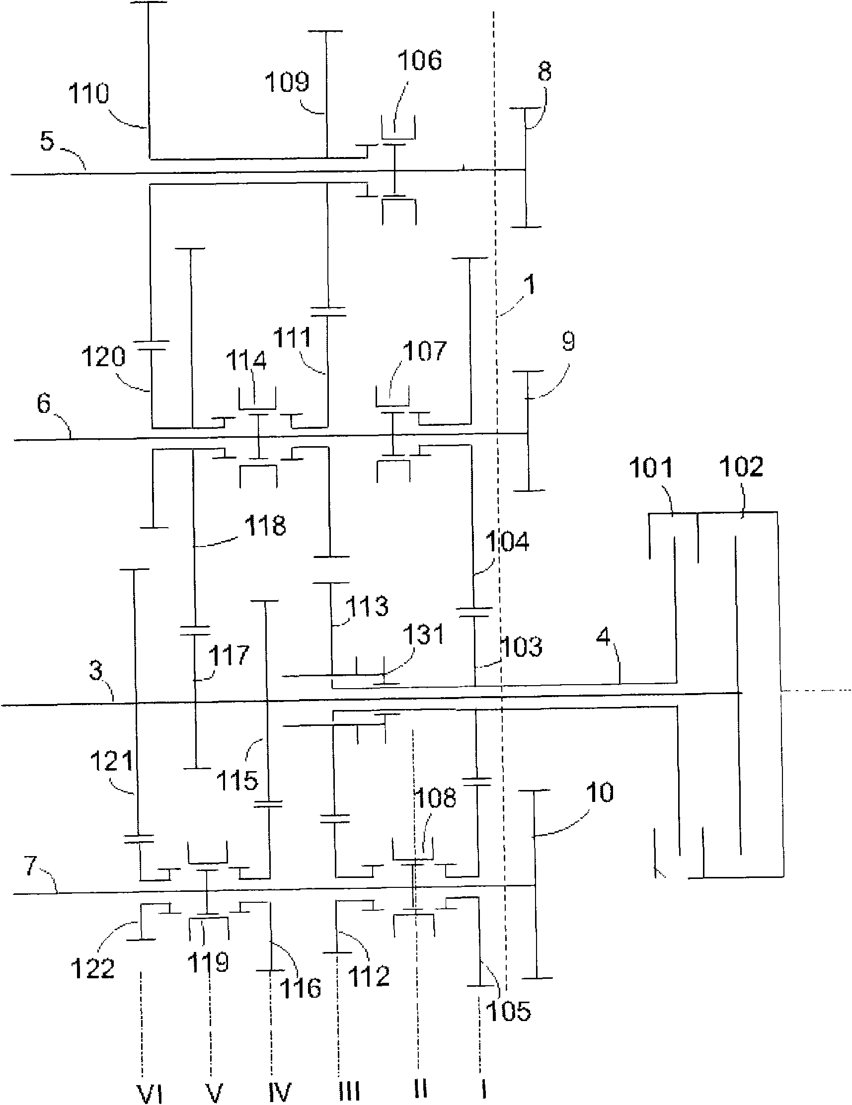 Gearbox for a motor vehicle