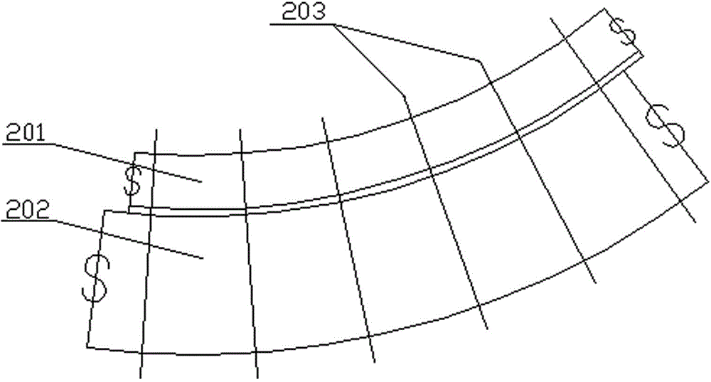 Welding method of maritime crane barrel neck opening