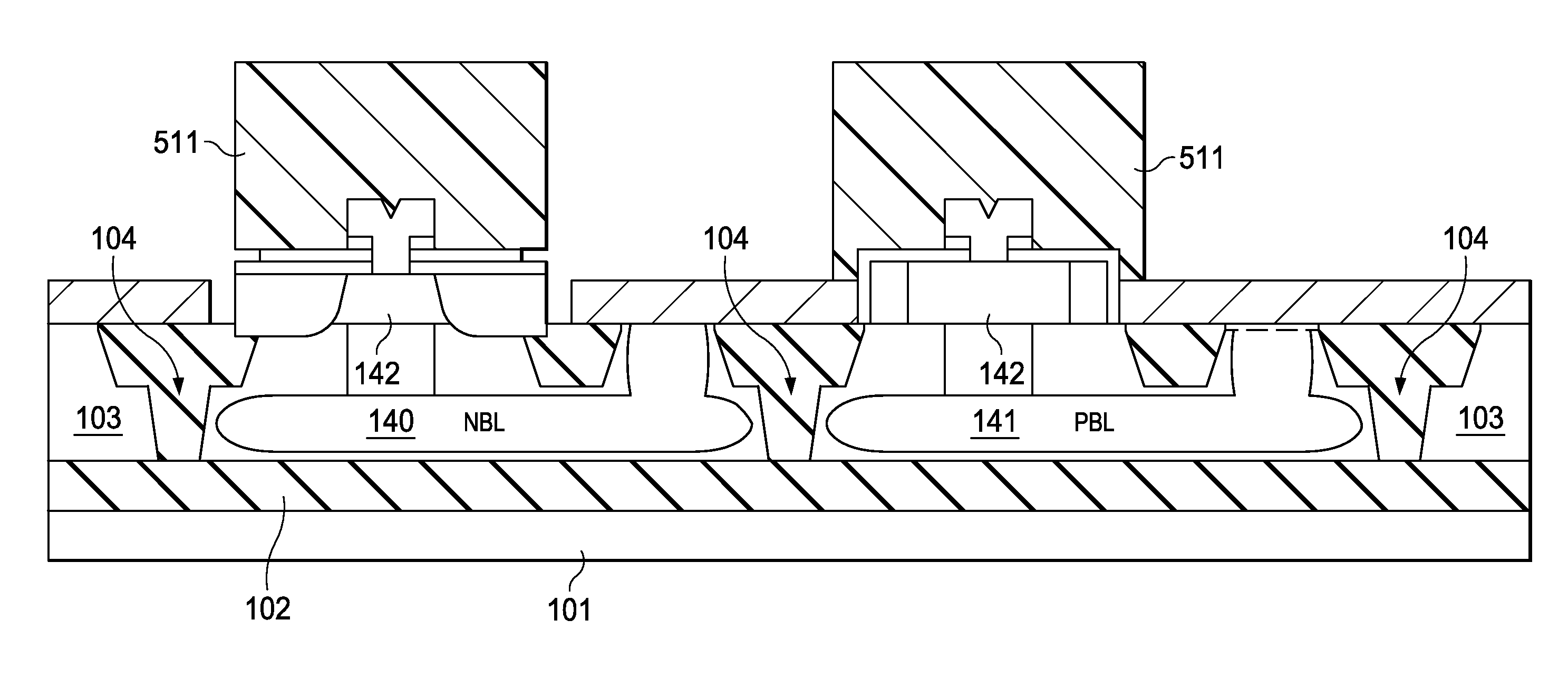 Method of forming a gate shield in an ED-CMOS transistor and a base of a bipolar transistor using BICMOS technologies