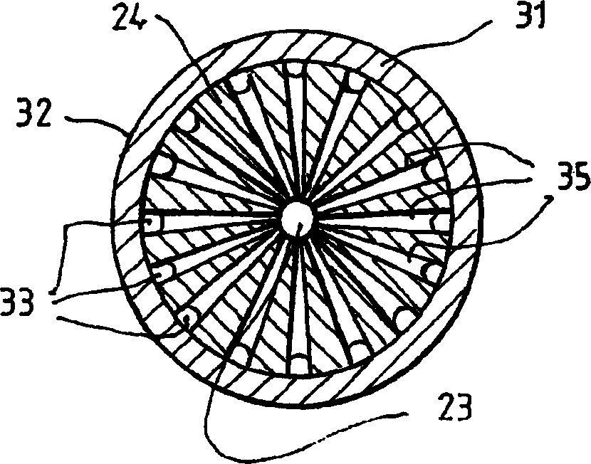 Feeding strip material