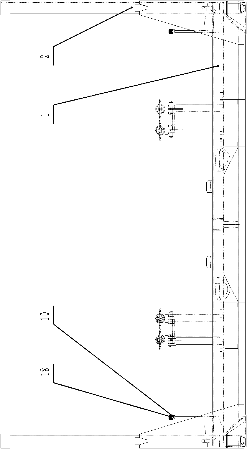 Foldable engine turnover frame