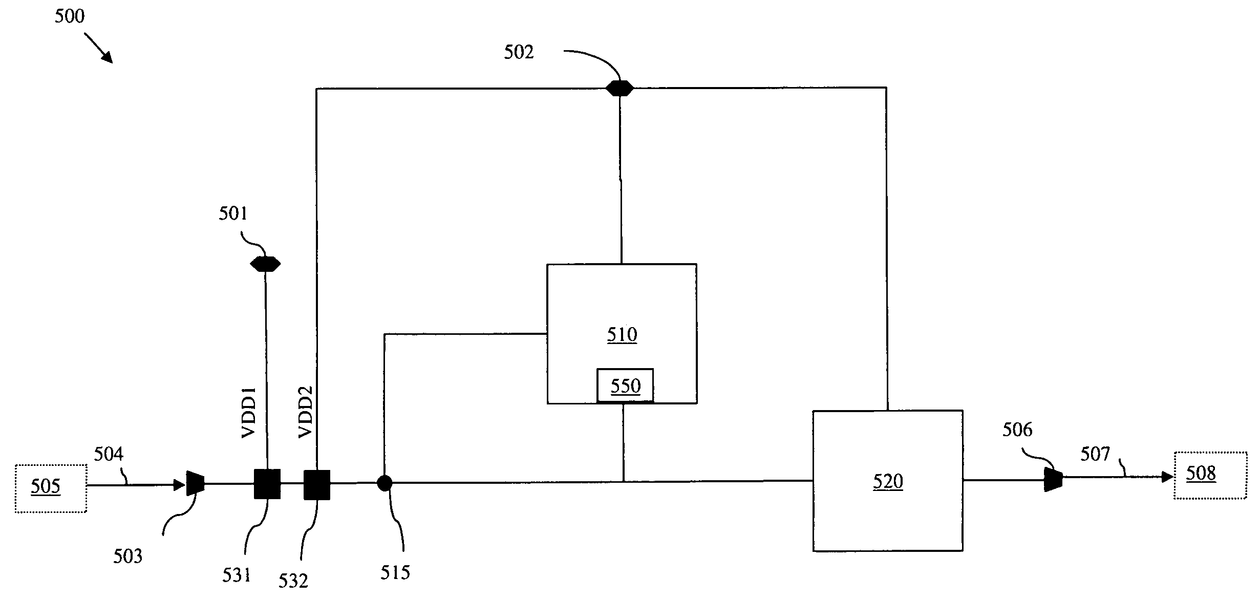 Design structure for a high-speed level shifter