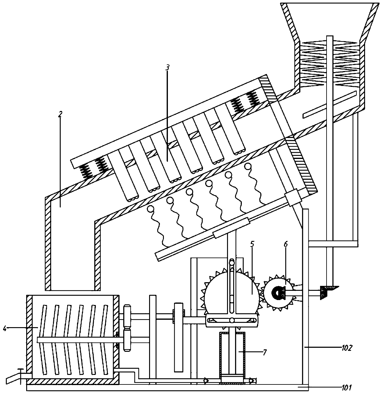 Multifunctional glaze slip preparation mixer for ceramics