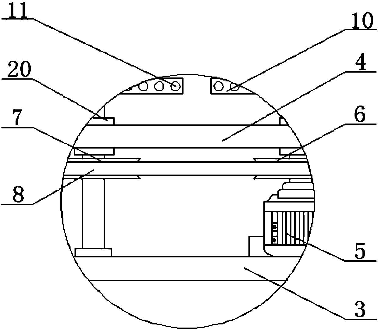 Agricultural planting irrigation device