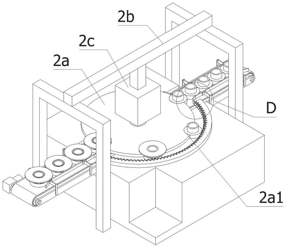 A processing equipment for circulation parts of automobile shock absorber