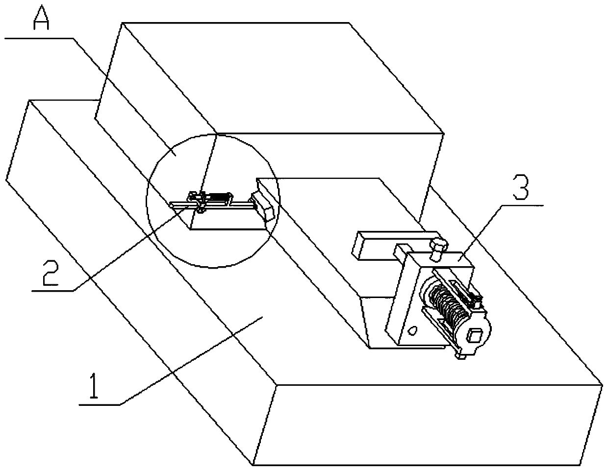 A machine tool guide rail unloader