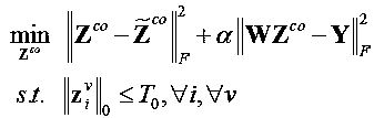 Multimodal pattern classification method based on analytical dictionary learning