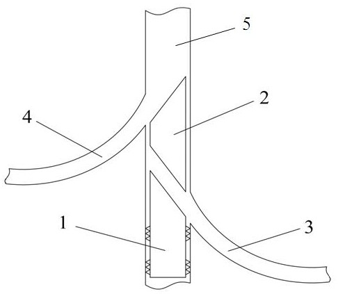 Multi-branch borehole ultra-short radius windowing sidetrack drilling orientation tool and using method