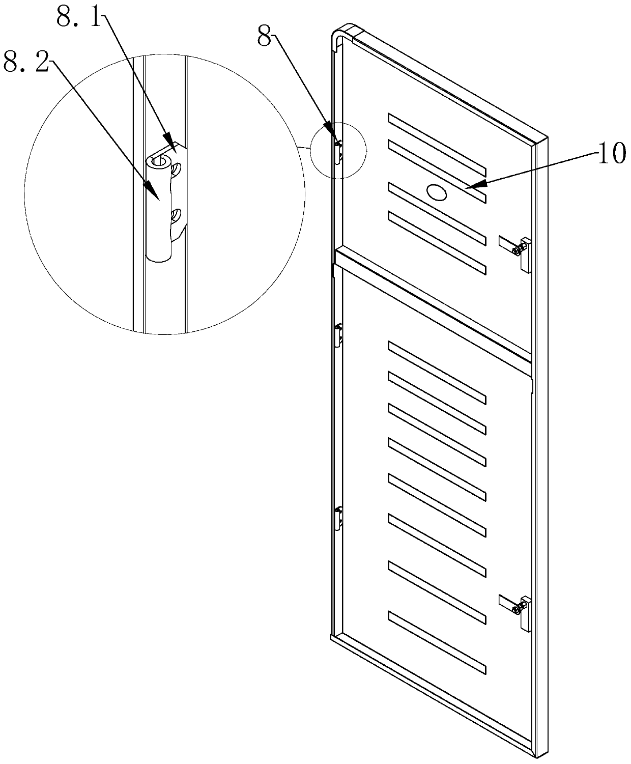 Air compressor box capable of achieving convection heat dissipation and noise reduction