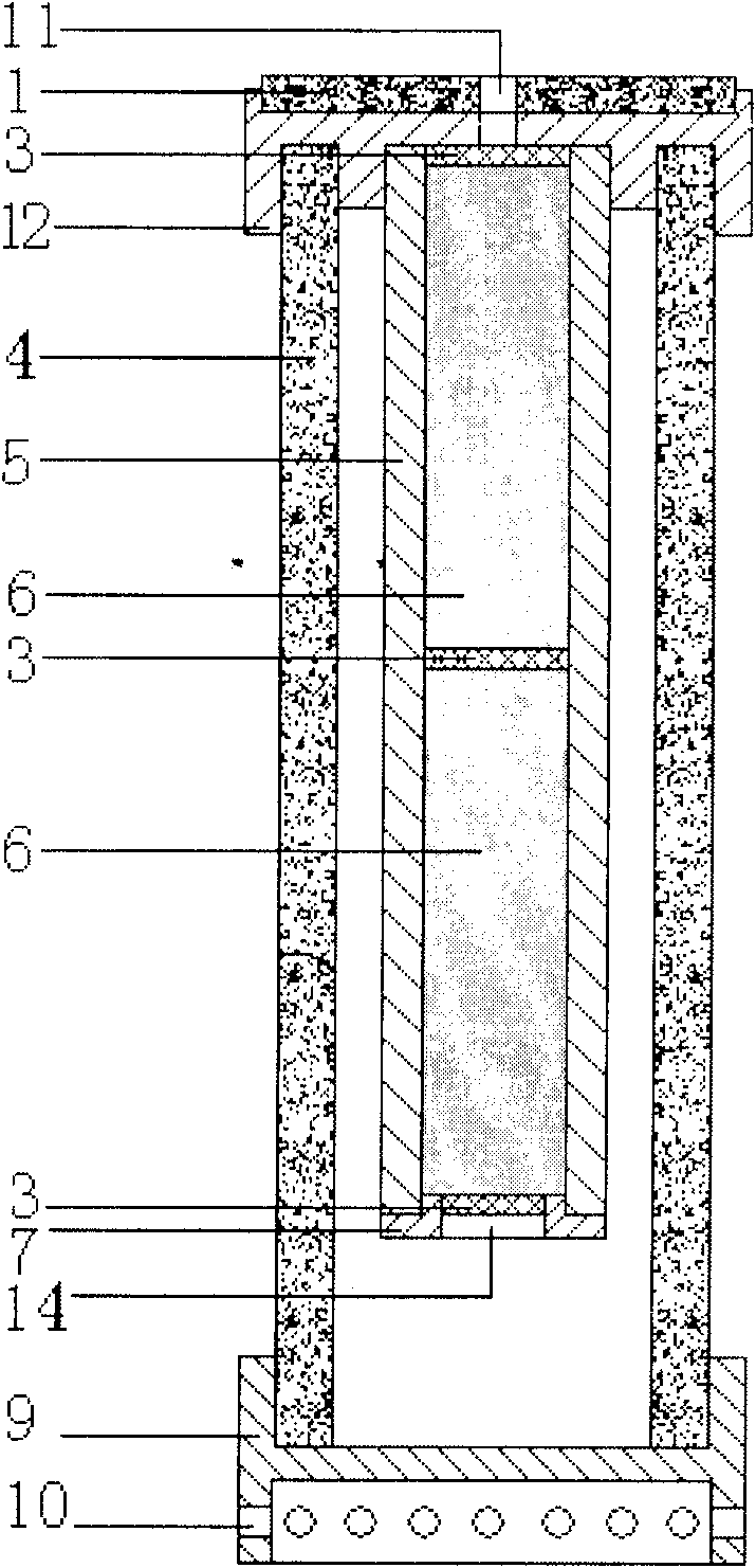 Double-tube combined filter element