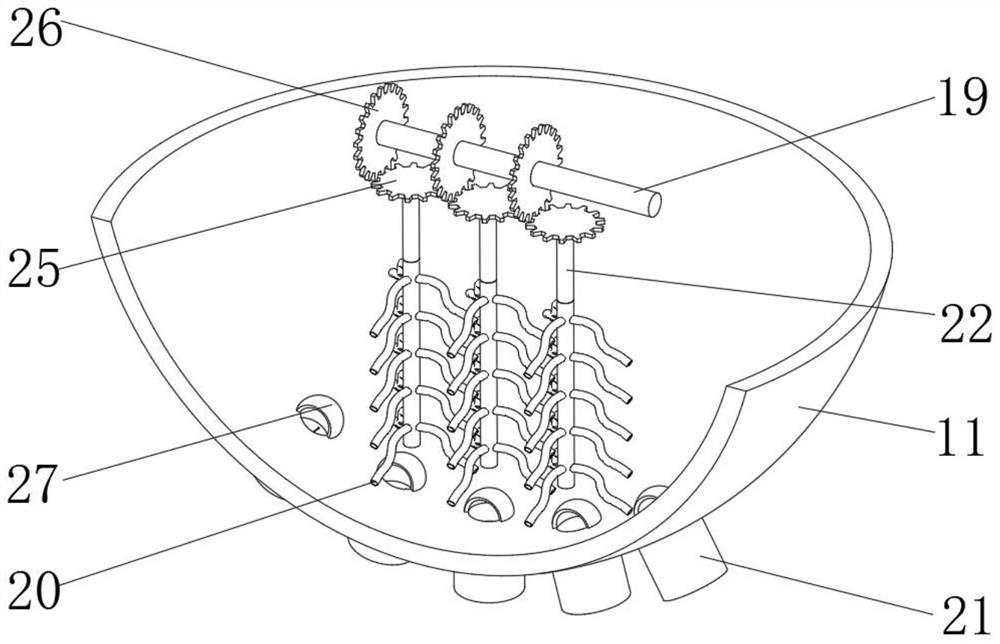 A bearing steel ball cleaning equipment with screening function