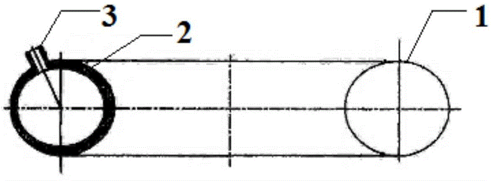 Preparation method of metal lining ring-shaped composite cylinder