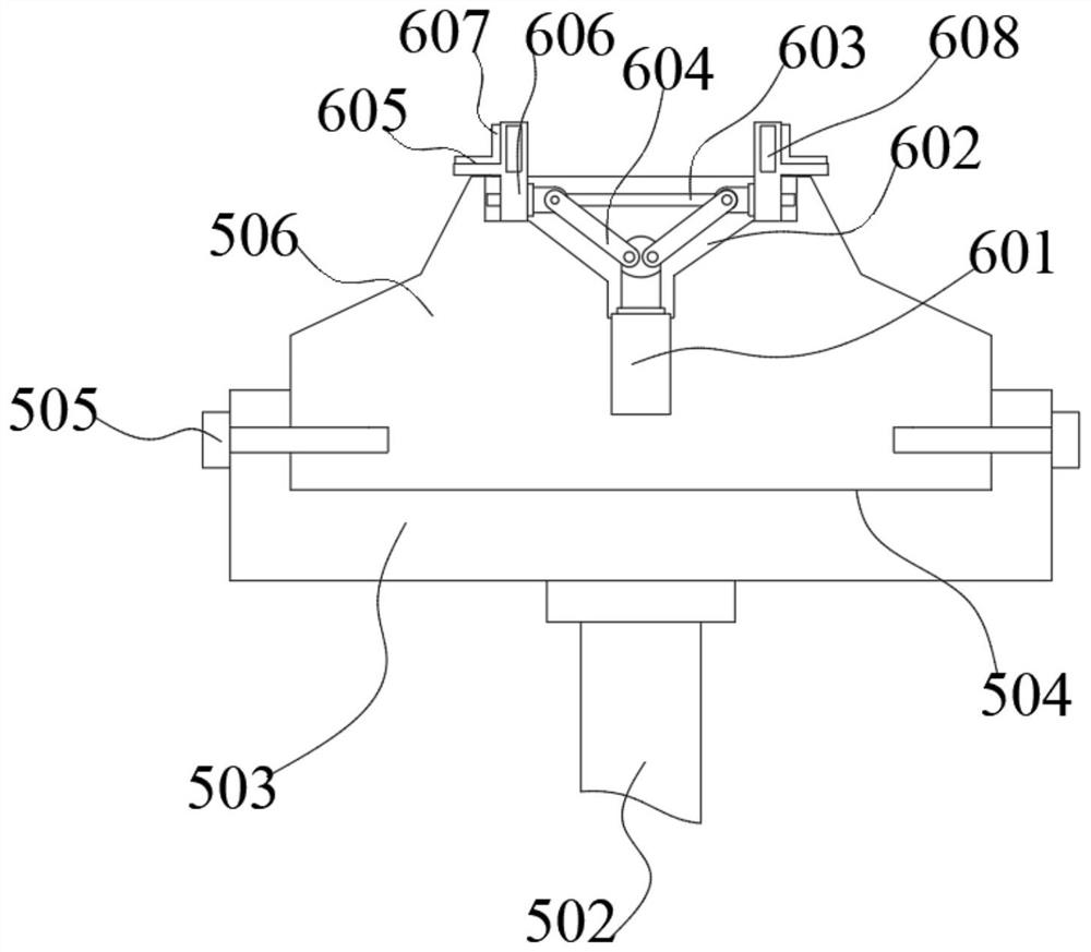 Double-row deep groove ball bearing inner ring outer raceway machining device and using method thereof