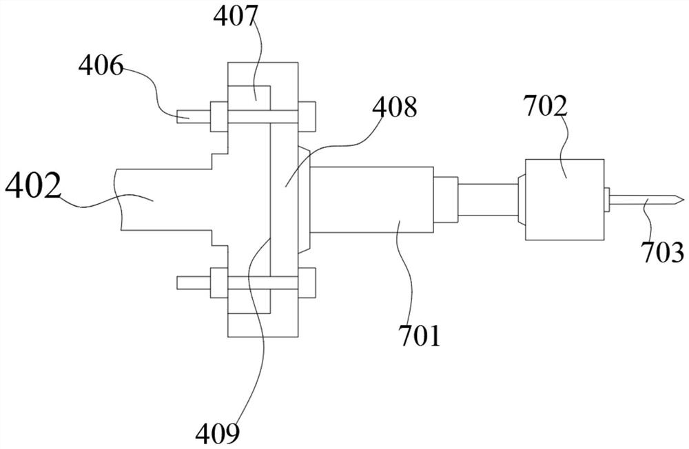 Double-row deep groove ball bearing inner ring outer raceway machining device and using method thereof