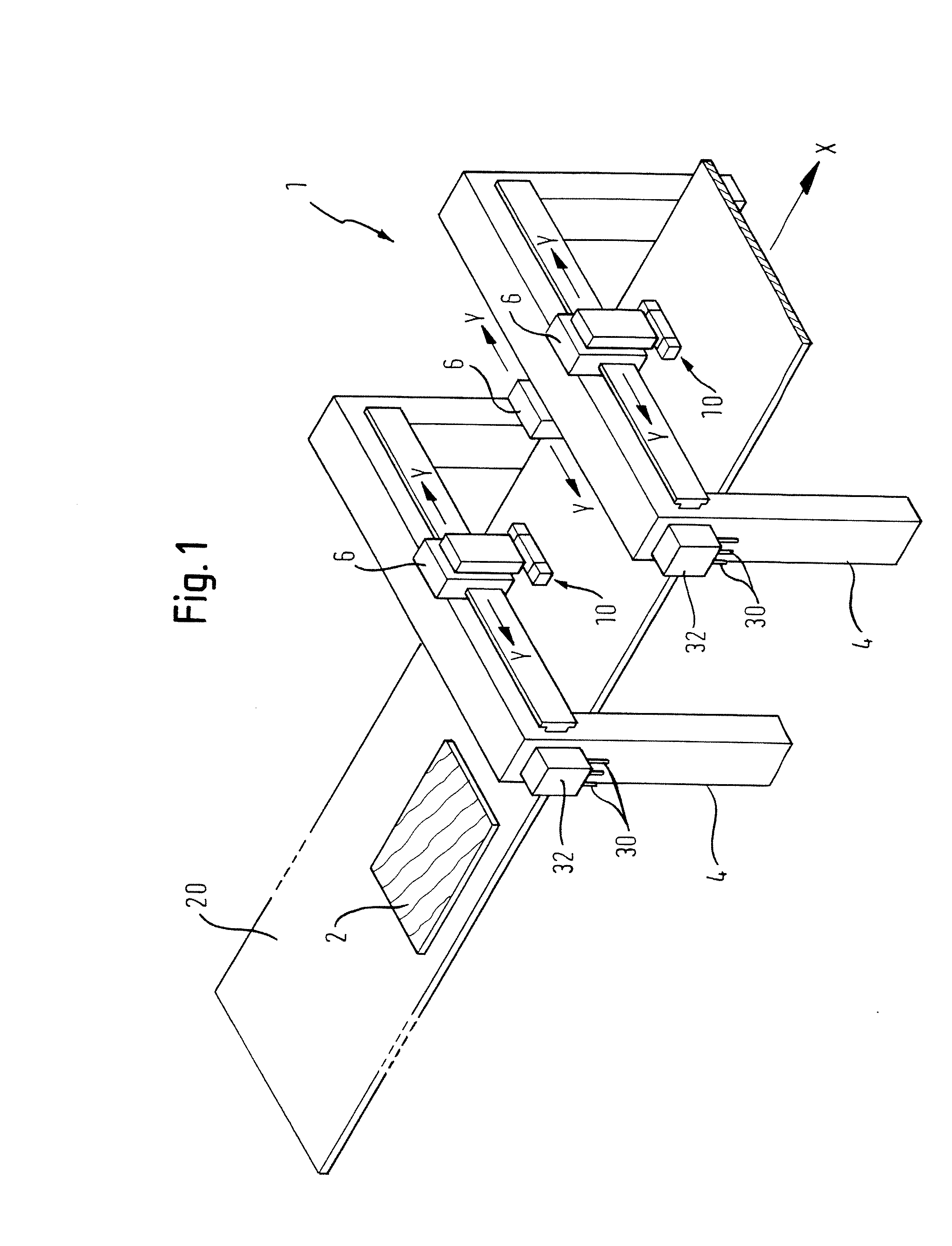 Device For Patterning Workpieces