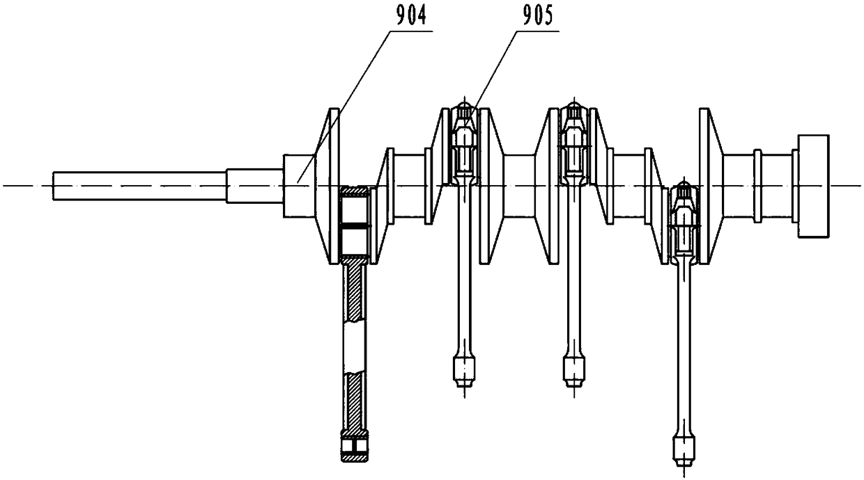 A test tube automatic cleaning device