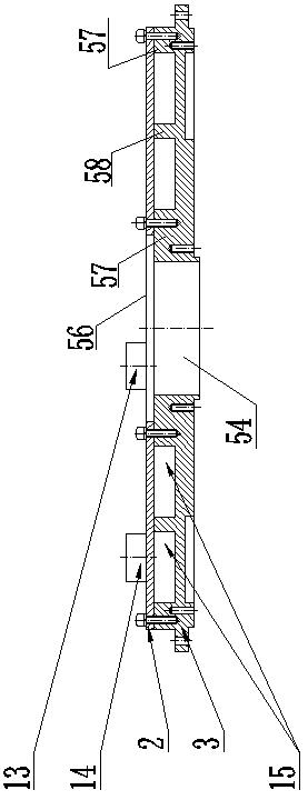 Water-cooling type impact flour milling machine