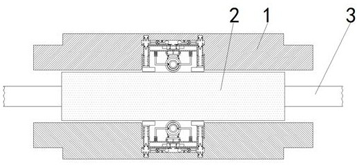 Novel electronic component resistor sleeve penetrating equipment