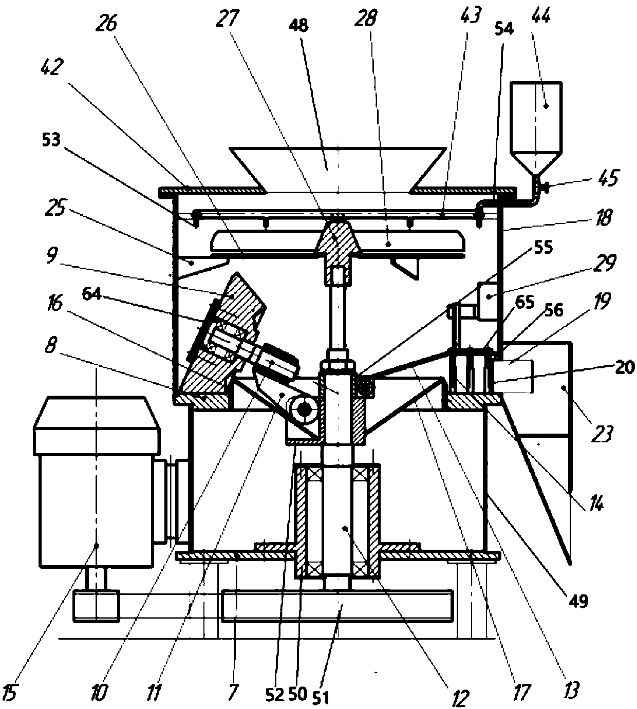 Concrete mixer unit