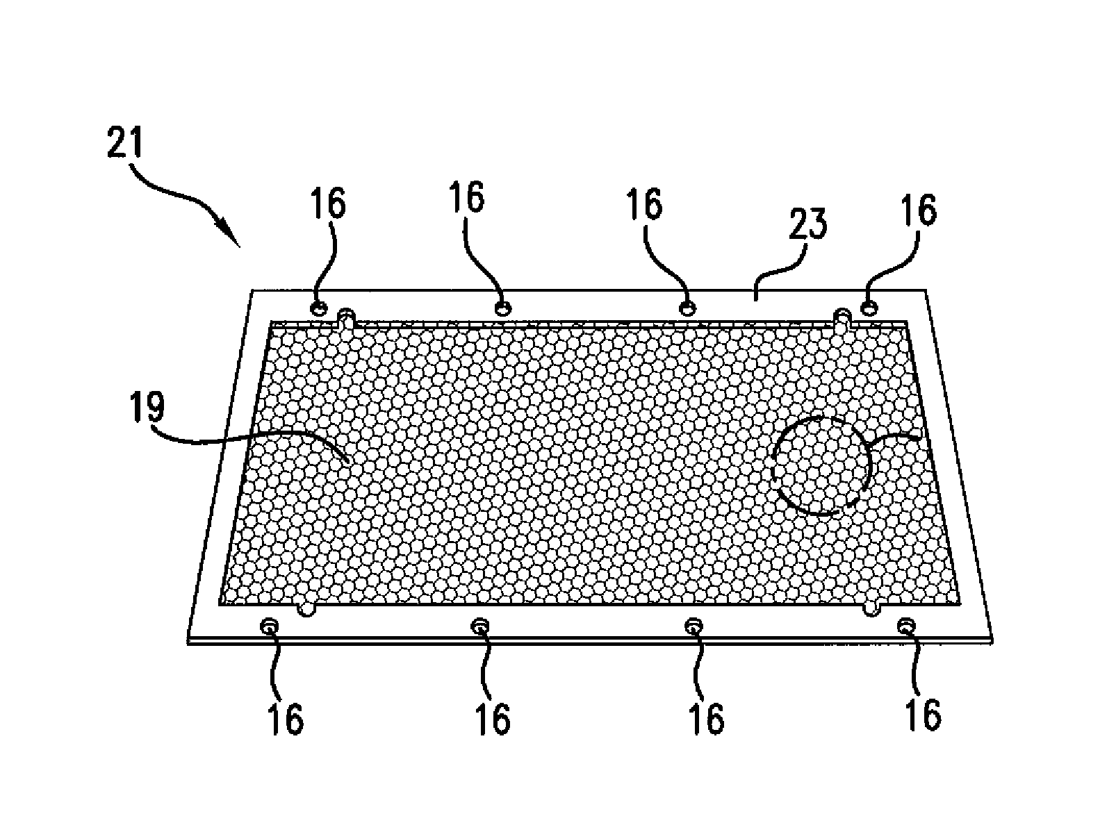 RF screen assembly for microwave powered UV lamps