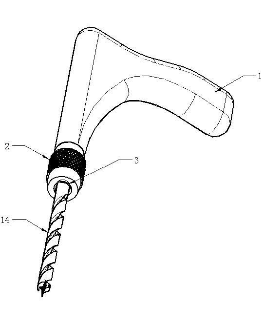 Screw screwdriver capable of detaching and replacing pistol grip