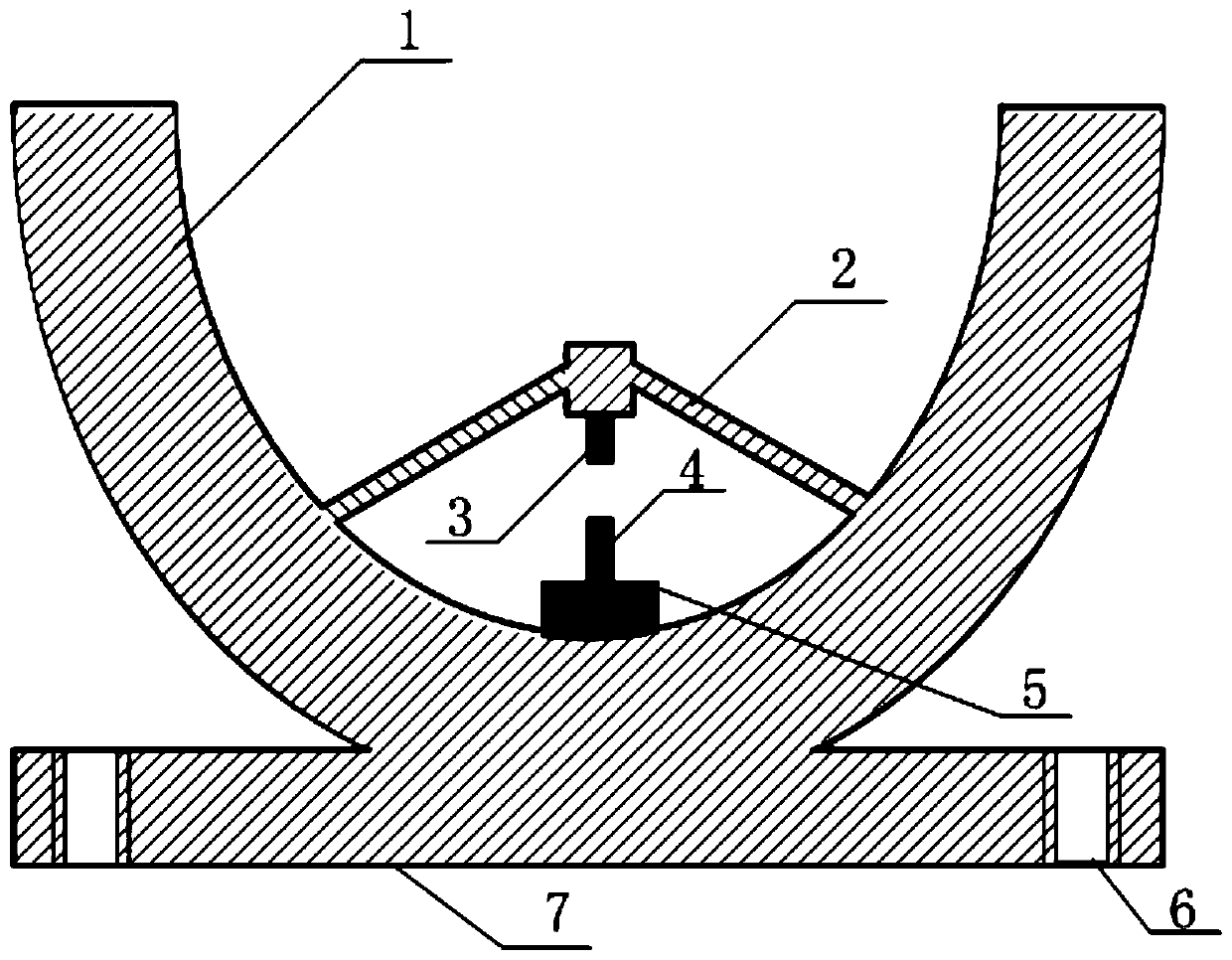 Underwater plasma sound source directed radiation device