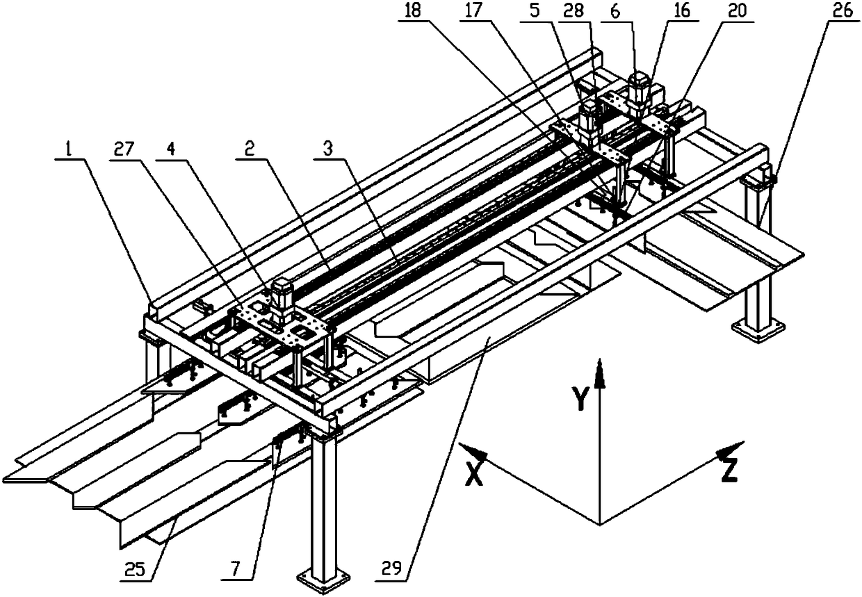 A fully automatic lamination device for a Japanese-shaped or e1-shaped iron core of a transformer