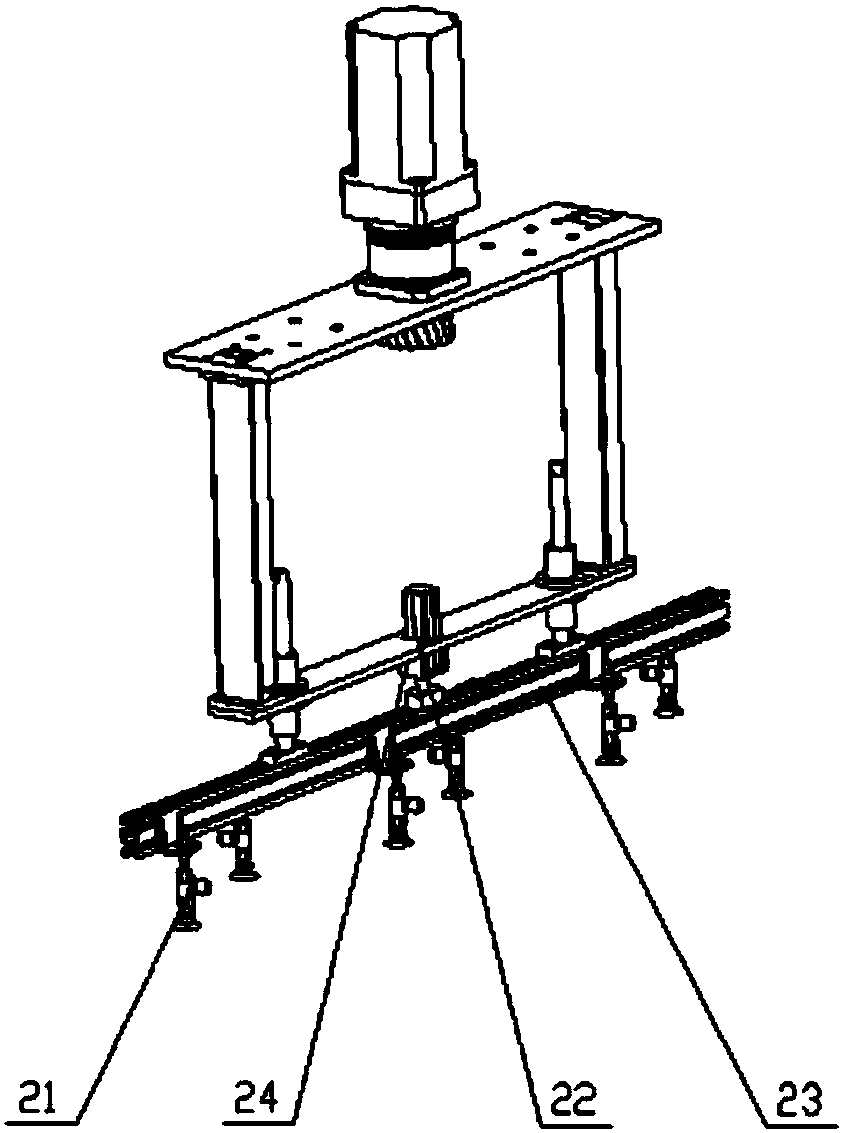 A fully automatic lamination device for a Japanese-shaped or e1-shaped iron core of a transformer