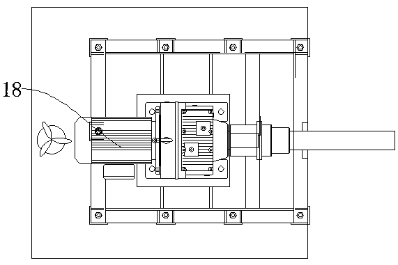 Synthetic leather wet production line ironing wheel transmission equipment