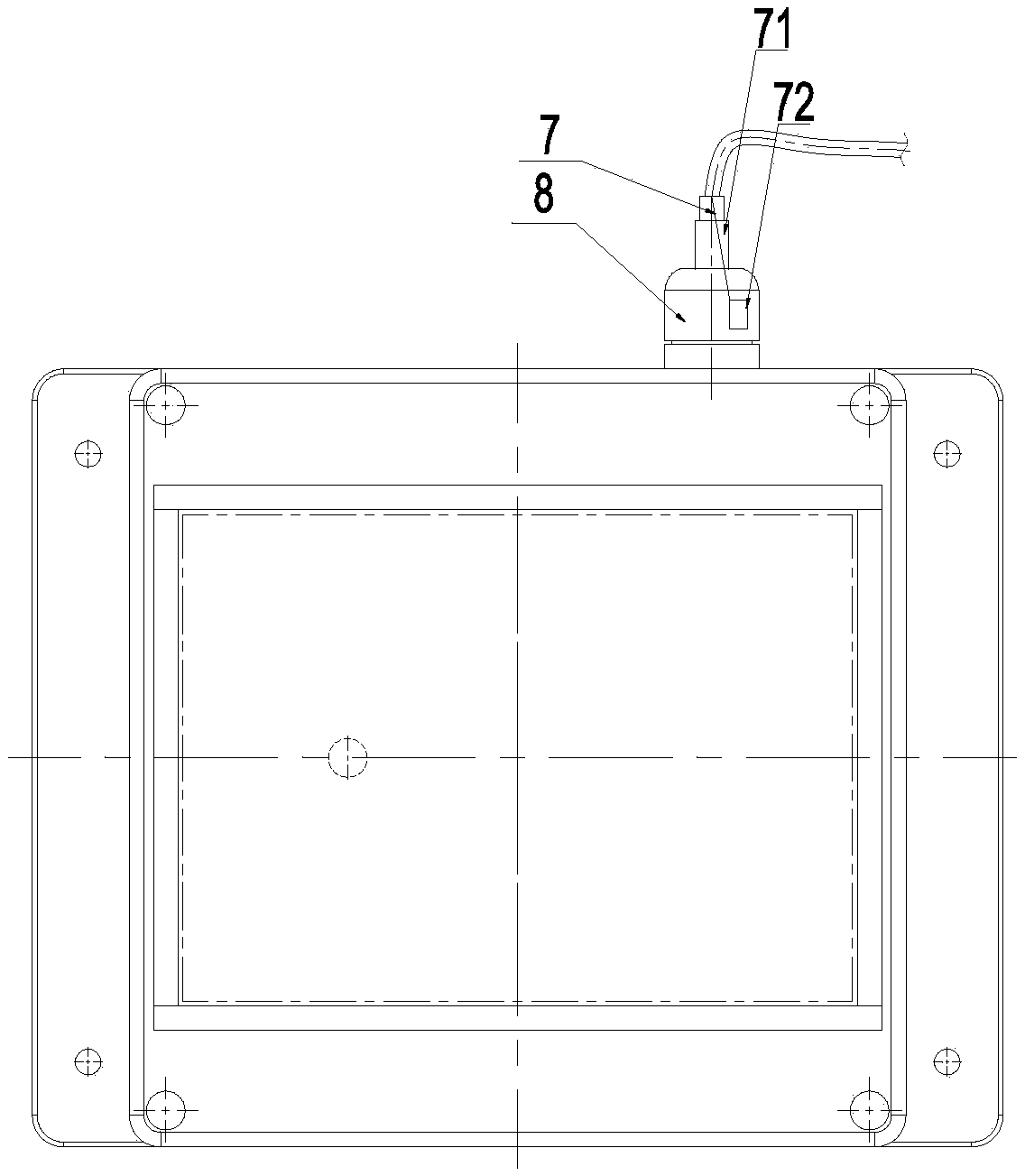 Fire detecting system sensor