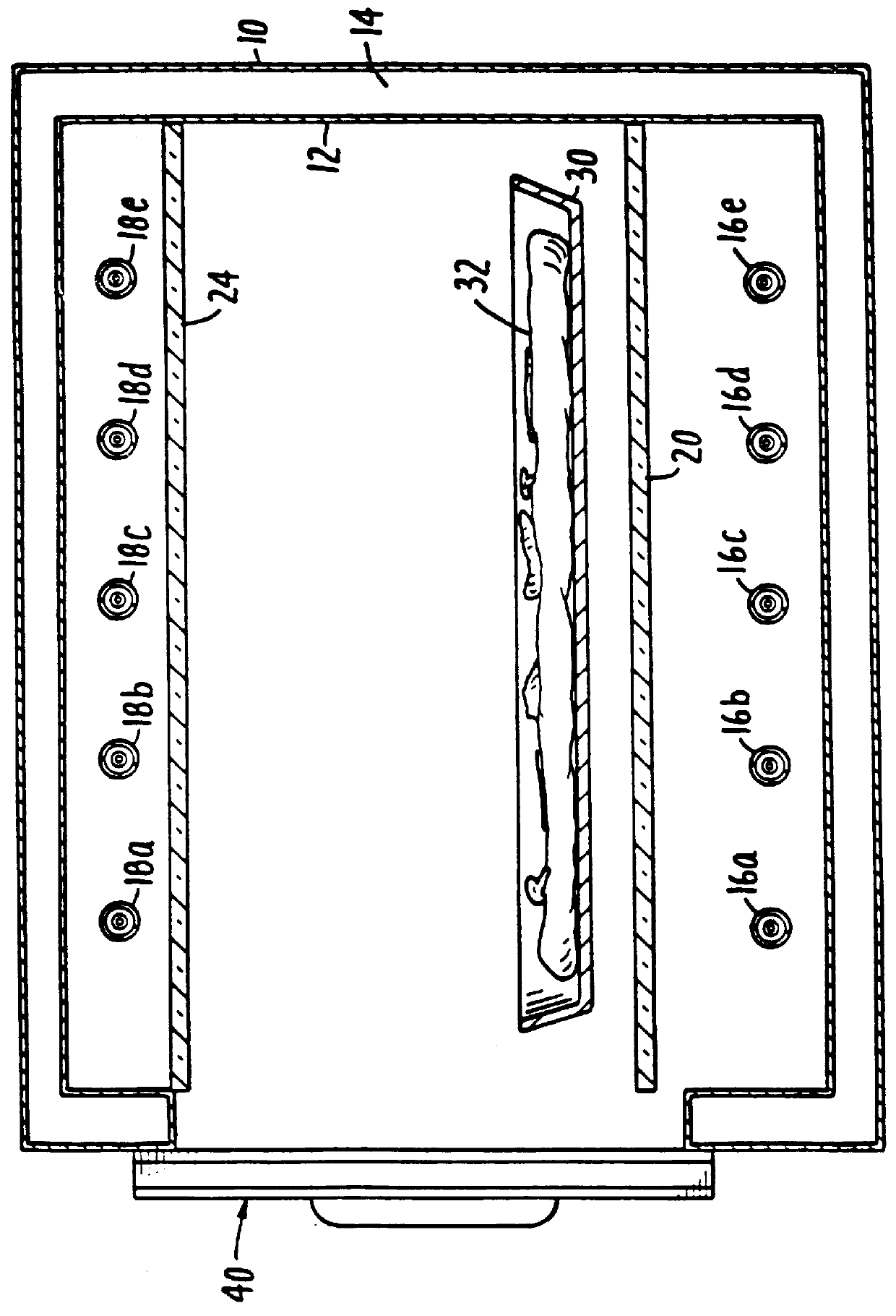 Visible light and infra-red cooking apparatus