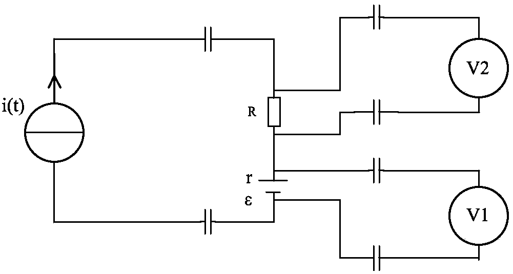 SPWM adaptive frequency conversion point based storage battery impedance measuring method