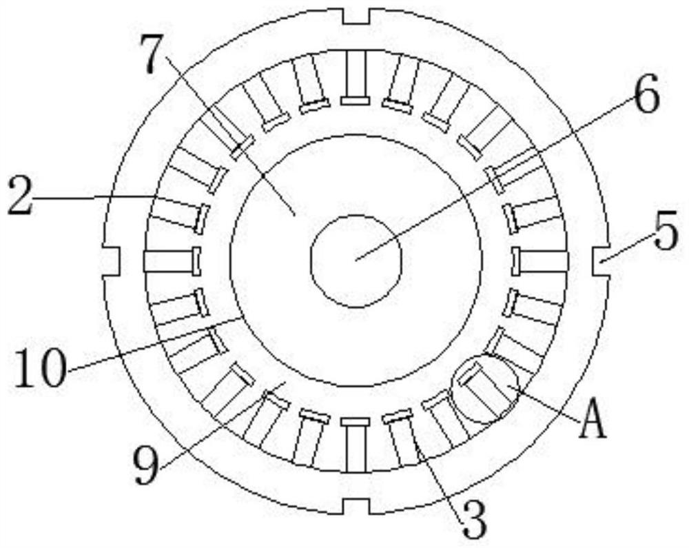 Stator structure of vibration motor