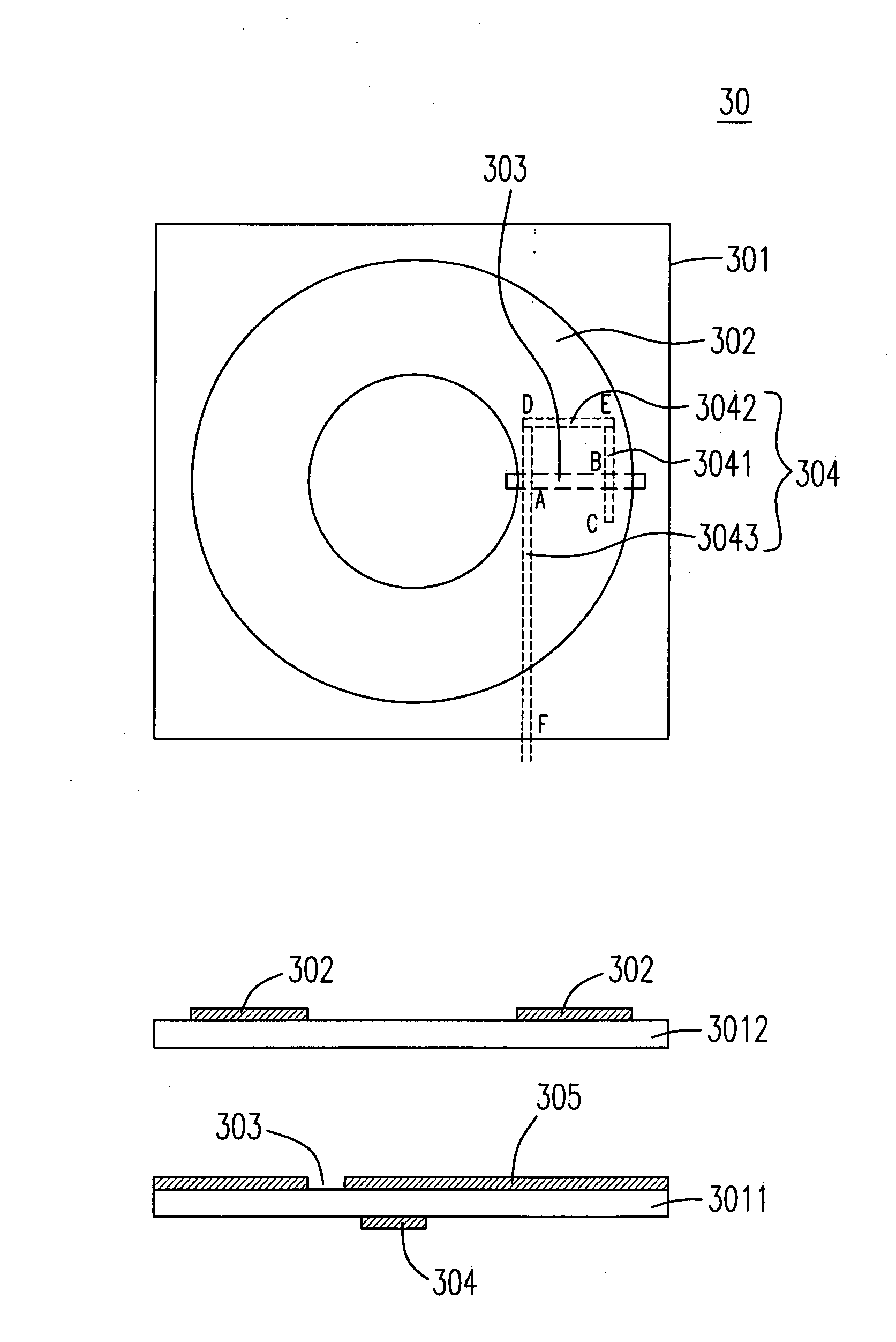 Aperture coupled microstrip antenna