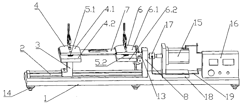 Automobile sunshade plate distortion test device