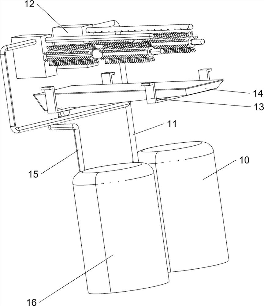 Ring-pull can shell cleaning device