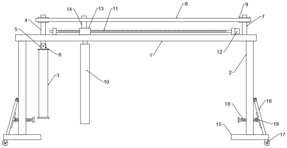 Cloth unfolding and hanging device for spinning