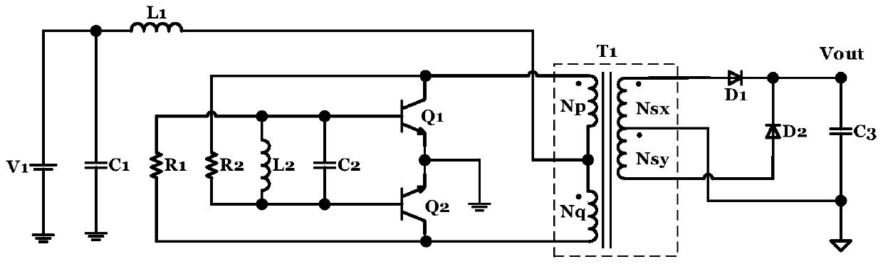 Self-excited converter