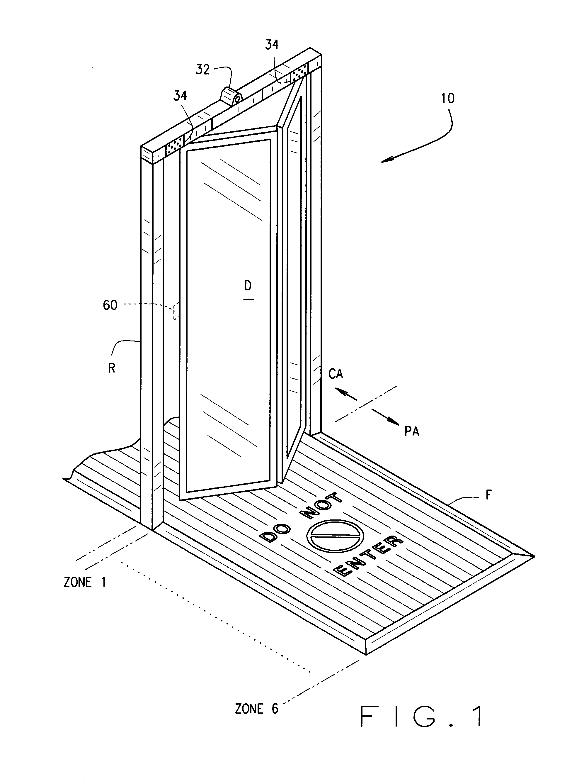 Exit lane monitoring system